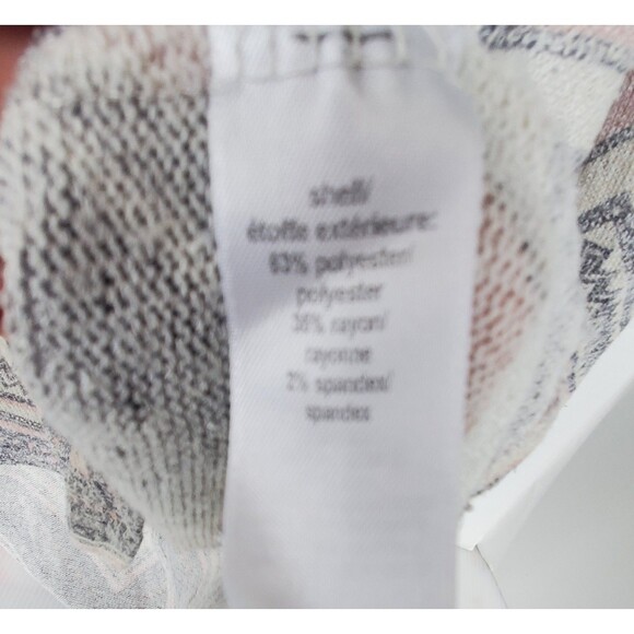 Maurices 2X top pink chevron scoop neck 3/4 sleeve Blouse Womens Aztec Southwest - Picture 9 of 11